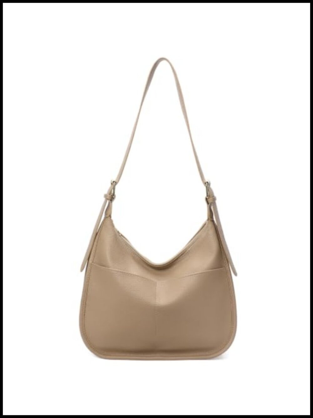 Hobo Bag Faux Leather Shoulder Purse Crossbody Tote Slouchy